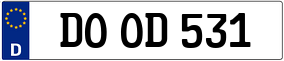 Truck License Plate